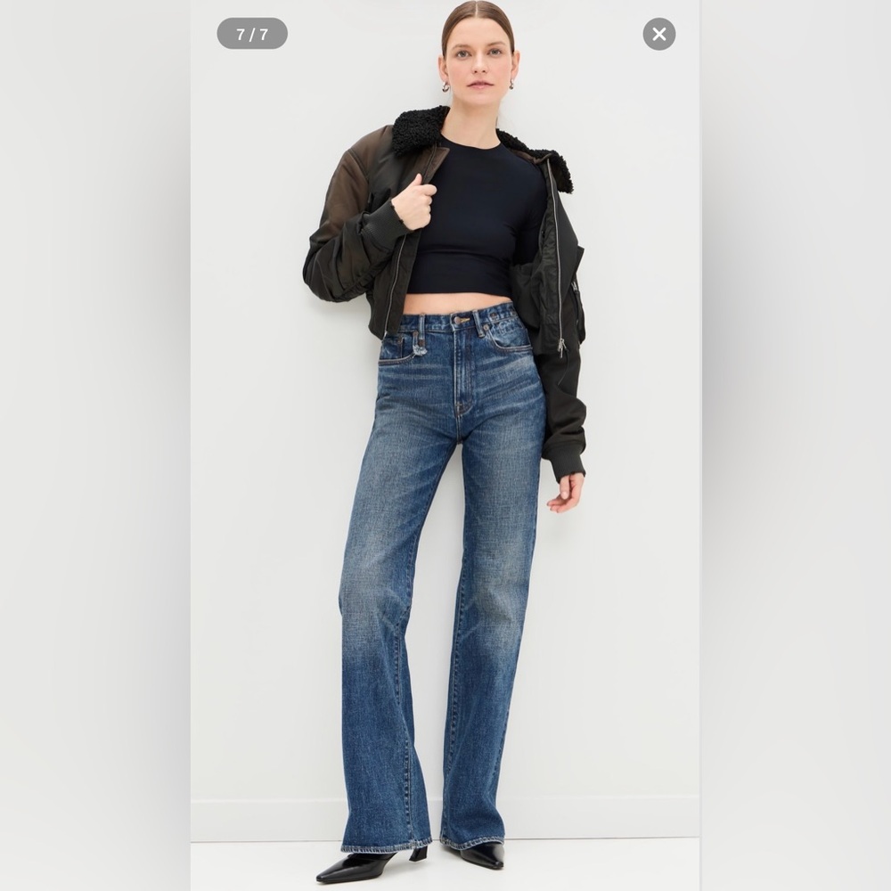 R13 Jane Jean Mire Blue size 28 New with tags - Picture 4 of 10